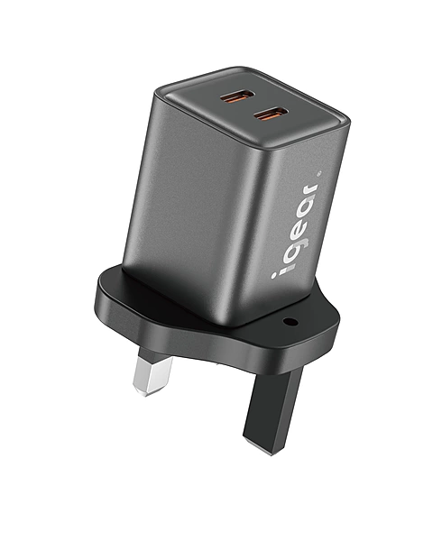 iGear Karbon Dual PD 40W Mains Charger