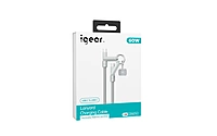 iGear USB C to USB C 1M Premium Braided Lanyard Data Cable