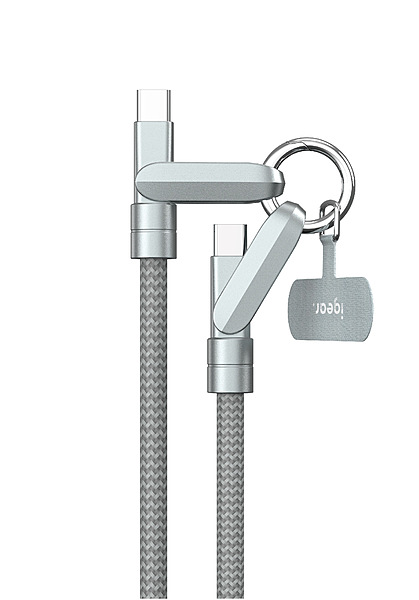iGear USB C to USB C 1M Premium Braided Lanyard Data Cable