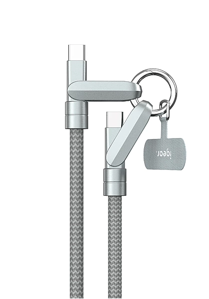 iGear USB C to USB C 1M Premium Braided Lanyard Data Cable