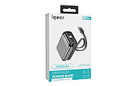 iGear Mini Palm 10k Powerbank 22.5W with Cable
