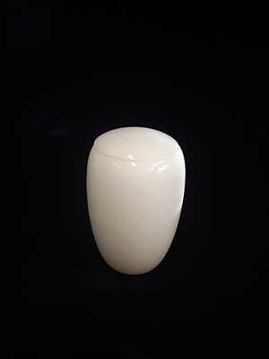 Natuurstenen albast urn wit Natuurstenen albast urn wit