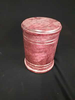 Natuurstenen Albast Urn paars roze Natuurstenen Albast Urn paars roze