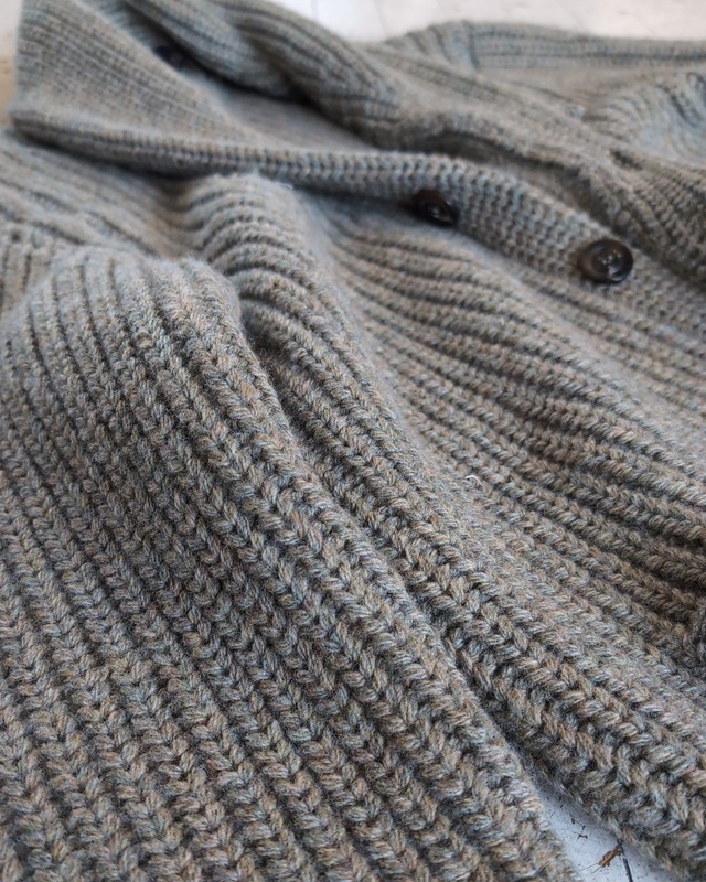 Cardigan col châle - Bronze