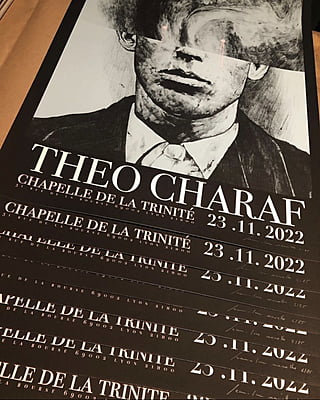 Sérigraphie Jean-Luc Navette - Théo Charaf - Chapelle De La Trinité