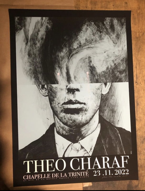 Sérigraphie Jean-Luc Navette - Théo Charaf - Chapelle De La Trinité