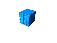 10ft Shipping Container – Small Freight Accessory