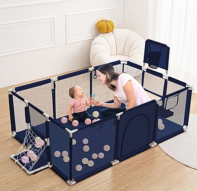 Детска кошара за игра с баскетболен кош и футболни врати с размер 122х182см. Детска кошара за игра с баскетболен кош и футболни врати с размер 122х182см.