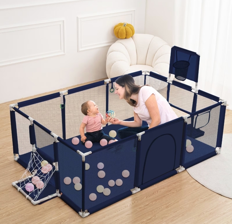 Детска кошара за игра с баскетболен кош и футболни врати с размер 122х182см. Детска кошара за игра с баскетболен кош и футболни врати с размер 122х182см.