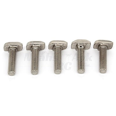 Aluminium Profile Steel Nickel T Bolts