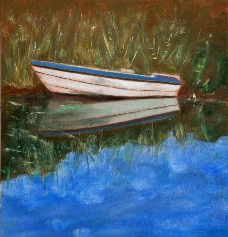 Kleiner blauer Kahn Kleiner blauer Kahn