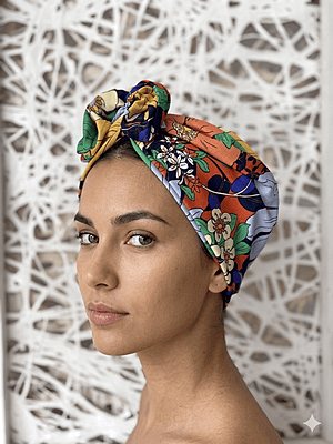 TURBANTE CORTO GARDENIA