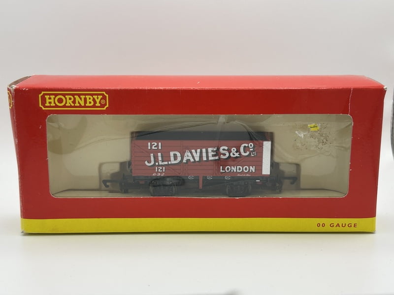 Hornby - R1075 - 7 Plank Open Wagon - JL Davies, London