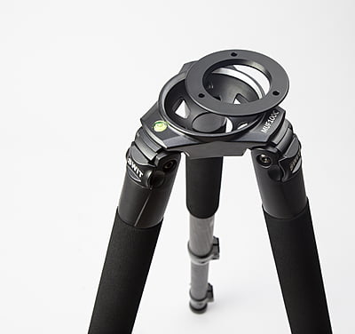 MUF100C | Carbon-fiber Camera Tripod KIT, with SWIT TH100 Fluid Video Head, 10kg Payload, Soft Bag