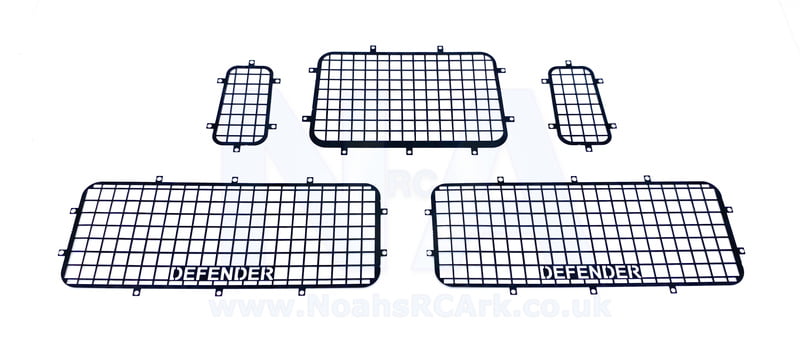 TRX4 Defender Metal Window Guards TRX4 Defender Metal Window Guards