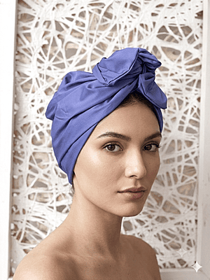 TURBANTE CORTO LAVANDA TURBANTE CORTO LAVANDA