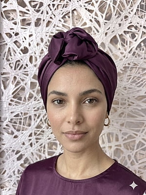 TURBANTE CORTO BORGOÑA TURBANTE CORTO BORGOÑA