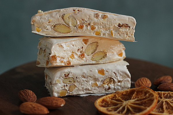 Spiced Orange and Almond Nougat