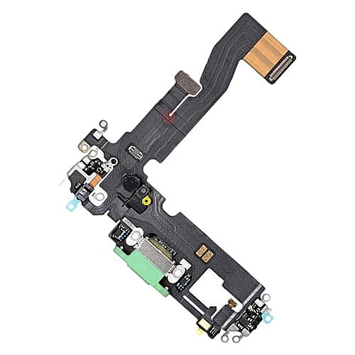 Genuine Apple iPhone 12 , 12 Pro - Replacement Charging Port Flex Cable With Microphone - Green - Original