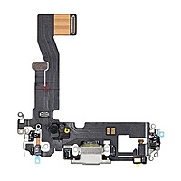 Genuine Apple iPhone 12 , 12 Pro Charging Port Flex Cable Replacement With Microphone White - Original