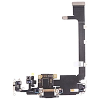 Apple iPhone 11 Pro Max - Replacement Charging Dock Flex Cable With Main Microphone - Black