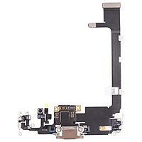 Apple iPhone 11 Pro Max - Replacement Charging Dock Flex Cable With Main Microphone - Gold