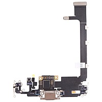 Apple iPhone 11 Pro Max - Replacement Charging Dock Flex Cable With Main Microphone - Gold