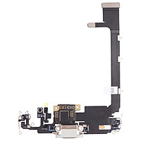 Apple iPhone 11 Pro Max - Replacement Charging Dock Flex Cable With Main Microphone - White