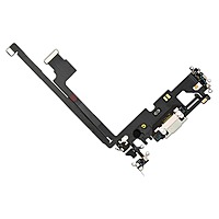 Genuine Apple iPhone 12 Pro Max - Replacement Charging Port Flex Cable With Microphone - White - Original
