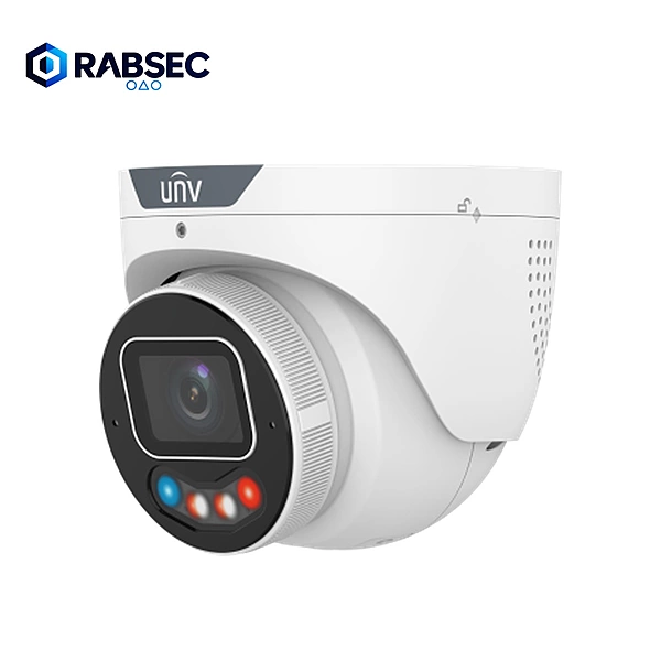 UNV IPC3638SE-ADZKMC-WP-I1 – Motorised Tri-Guard 3.0 Turret Camera (8MP, AI, Mic, WDR)