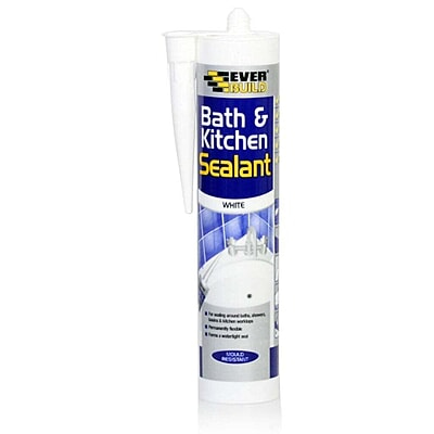 Everbuild Premium+ 500 Bath & Sanitary Silicone C3 White