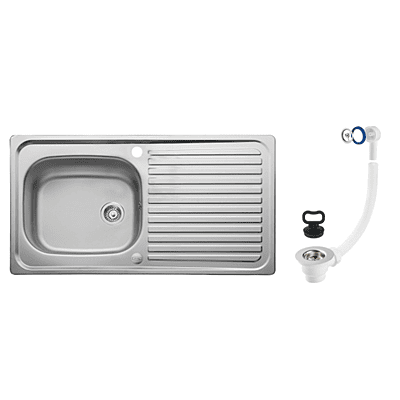 Leisure Linear 1.0B Reversible Stainless Steel Inset Sink