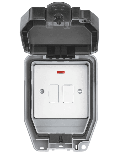 IP55 13A Weatherproof Switched Fused Spur Unit
