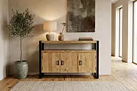 Ember Sideboard 135 3-Door Almond