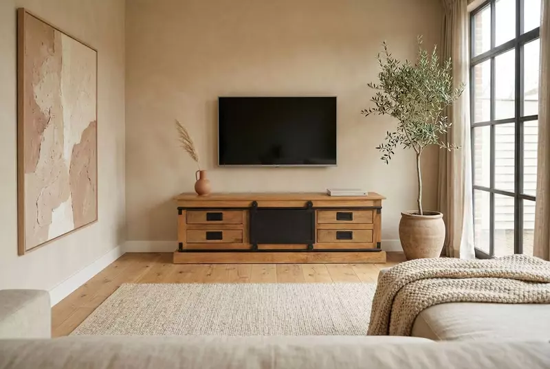 Estate TV Unit 155 Almond