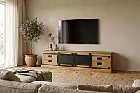 Estate TV Unit 200 Almond