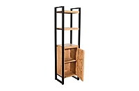 Ember Bookshelf 55 1-Door Almond