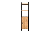 Ember Bookshelf 55 1-Door Almond