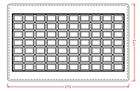 Schokoladenform, Tafel, 400 g