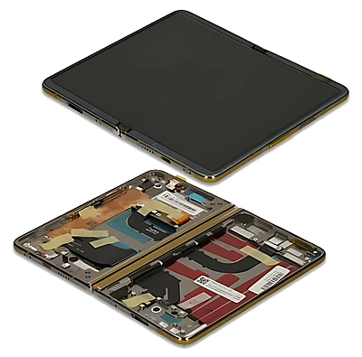 Genuine Google Pixel Fold - Replacement Inner OLED Touch Screen Assembly With Frame - Warm Silver - G949 - 00406 - 01 - Authorised