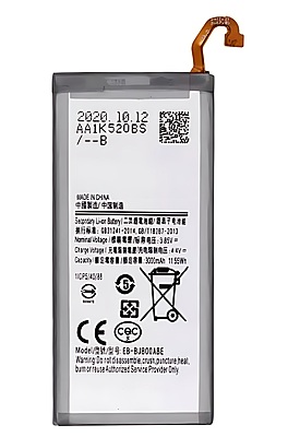 For Samsung Galaxy J6 , J600 - Replacement Internal Battery Pack EB - BJ800ABE