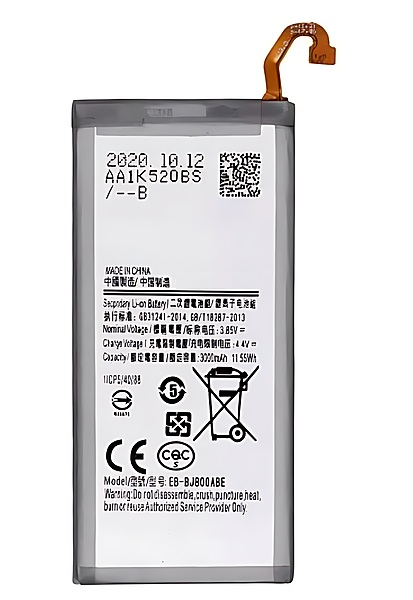 For Samsung Galaxy J6 , J600 - Replacement Internal Battery Pack EB - BJ800ABE