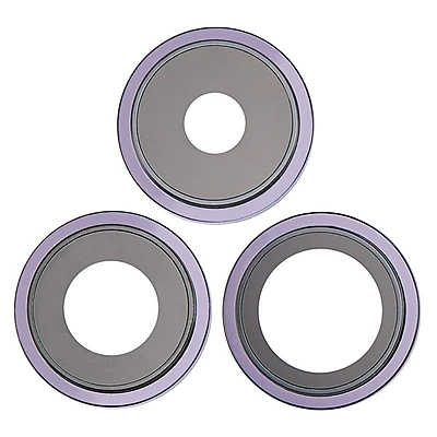Apple iPhone 14 Pro , 14 Pro Max - Replacement Camera Lens Set With Frame - Purple