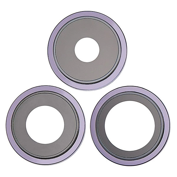 Apple iPhone 14 Pro , 14 Pro Max - Replacement Camera Lens Set With Frame - Purple