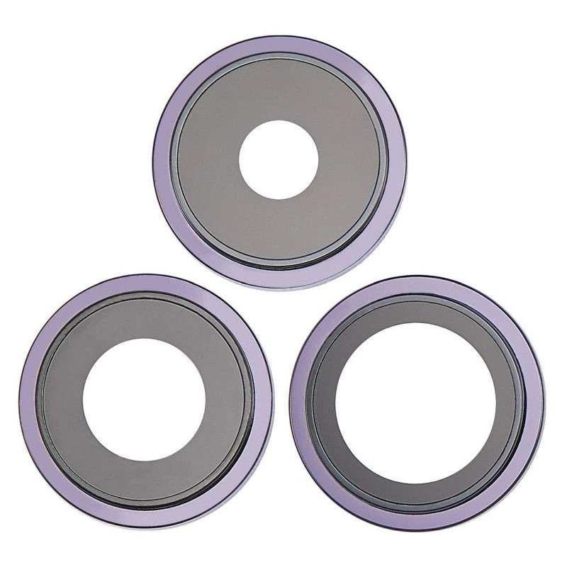 Apple iPhone 14 Pro , 14 Pro Max - Replacement Camera Lens Set With Frame - Purple
