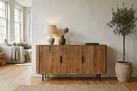 Cane Sideboard 160 Walnut