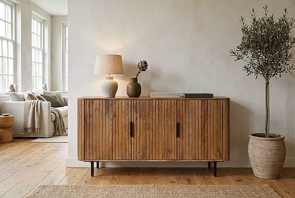 Cane Sideboard 160 Walnut