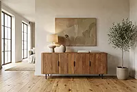 Cane Sideboard 200 Walnut