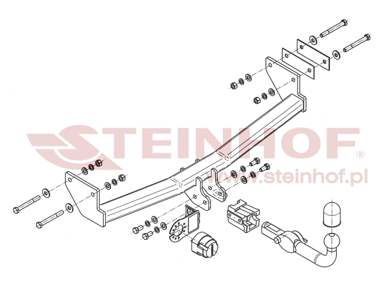 Jeep Compass (MK49) Tow Bar (2006-2011) J-059