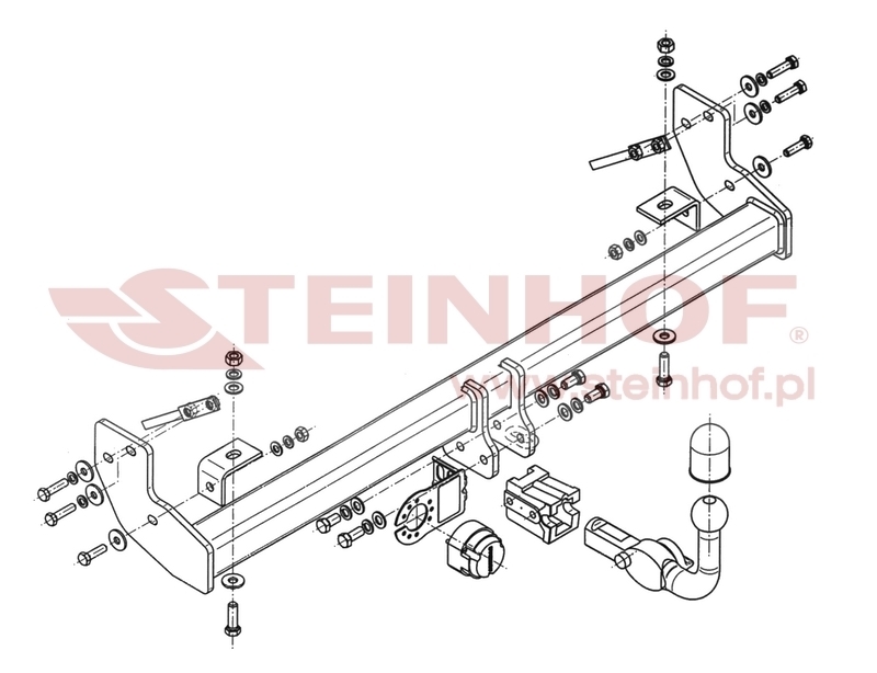 Jeep Wrangler (TJ) Tow Bar (1996-2007) J-069